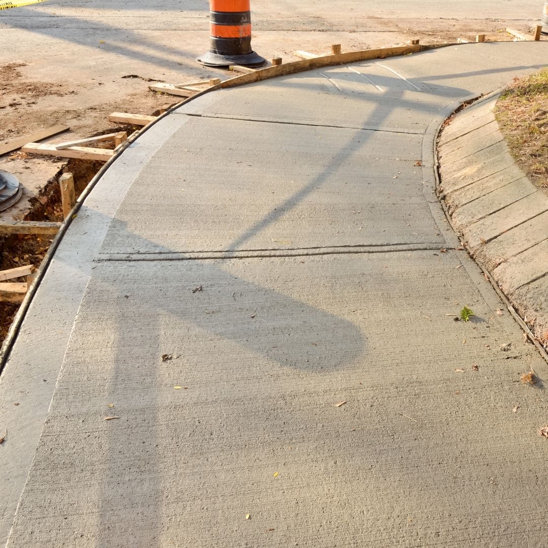 concrete sidewalk